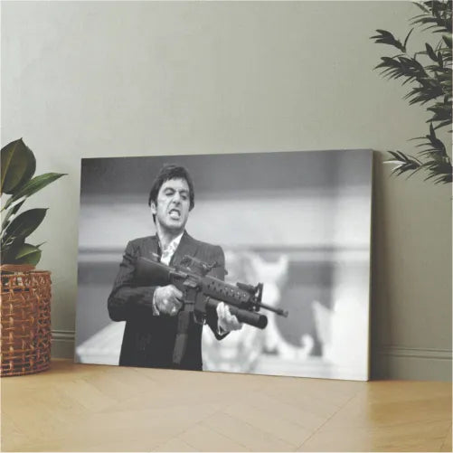 Godfather | Wall art | 3D Canvas | Wooden Frames