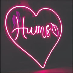 Custom Heart Name Neon Sign