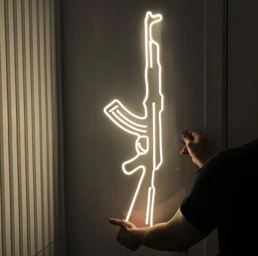 AK5 Gun Led Neon Sign