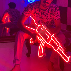 AK5 Gun Led Neon Sign