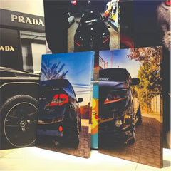 Custom Car Photo | 3D Canvas | Wooden Frames | AesthetixHome