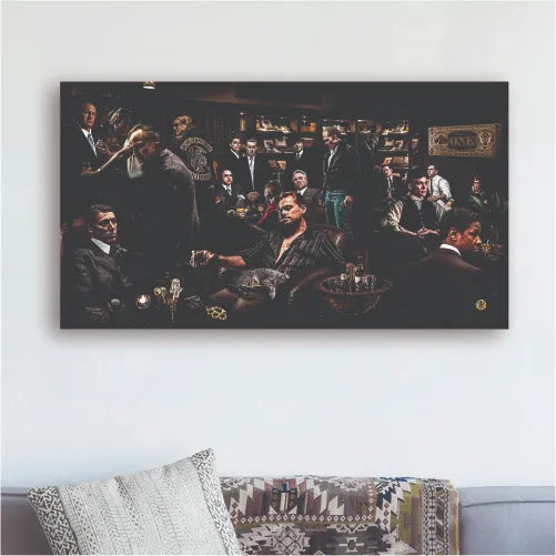 Gangster Legends | Wall art | 3D Canvas | Wooden Frames