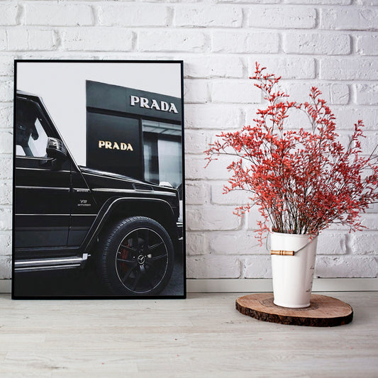 Custom Car Photo | 3D Canvas | Wooden Frames | AesthetixHome